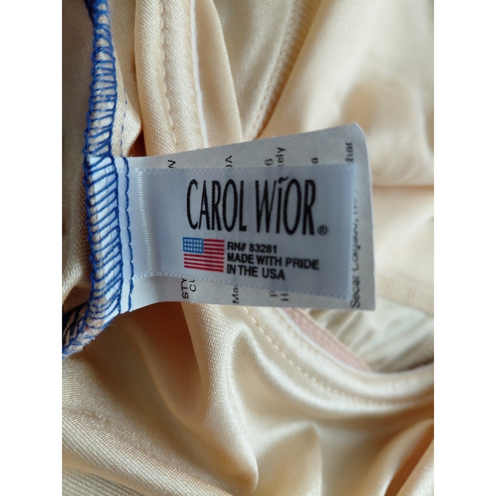 Vintage Carol Wior Swimsuit New One Piece Navy Blue Plus Sz 20 Takes Inches Off - Picture 13 of 16